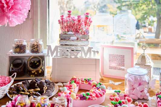 Hochzeitsdetails mit Süßigkeiten für Kinder bei Candy Guys: Süße und unvergessliche Momente schaffen