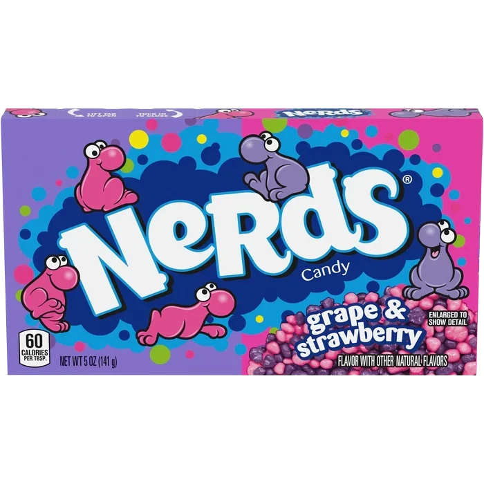 Nerds Grape & Strawberry Box 141g
