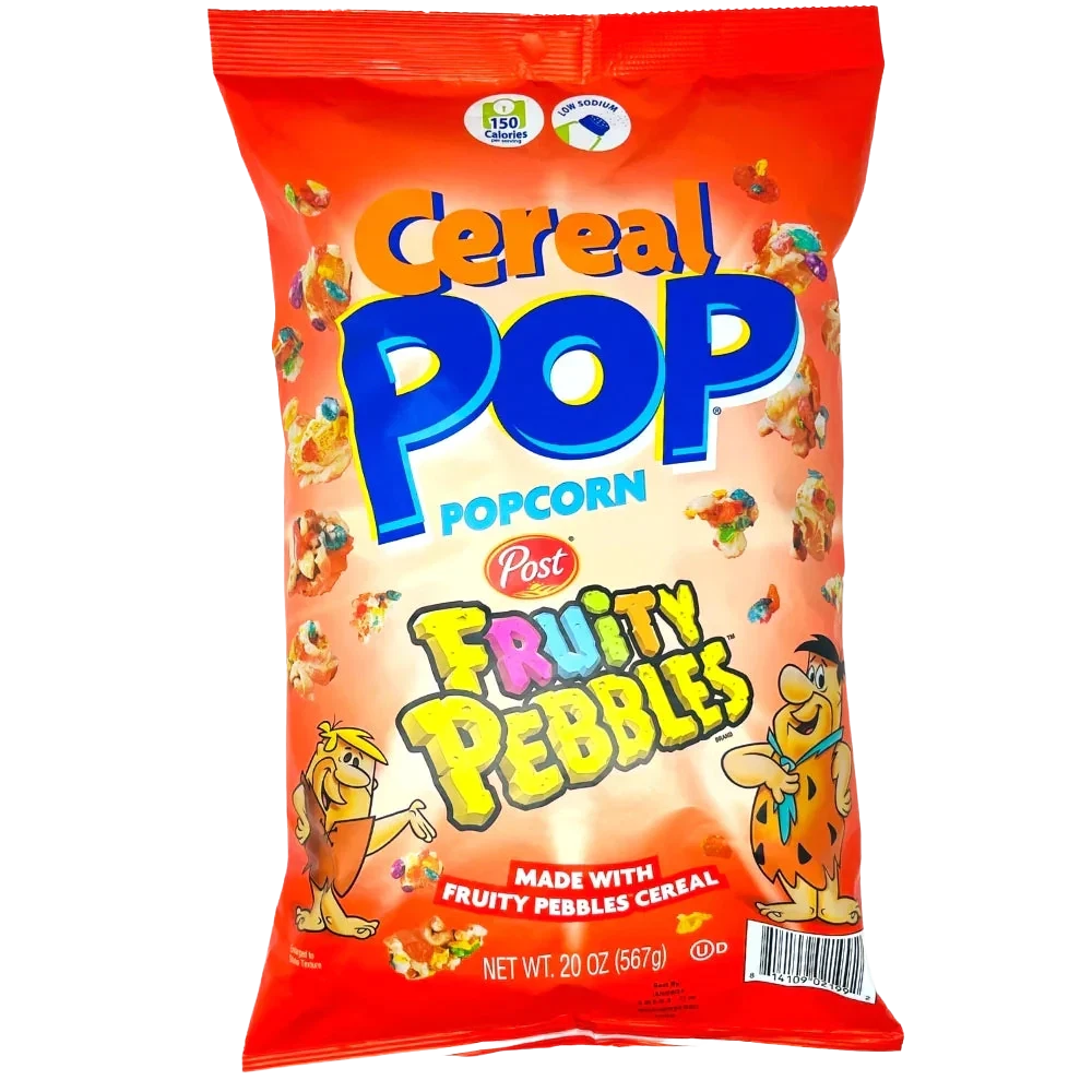Cereal Pop Popcorn Fruity Pebbles 28g